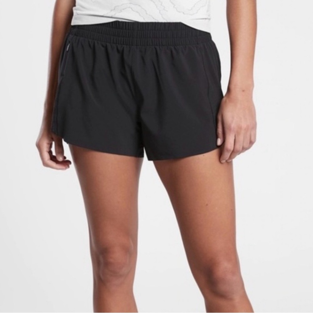 Athleta New Hustle 3" Black Running Shorts in Black Size XS NWT - Picture 4 of 16